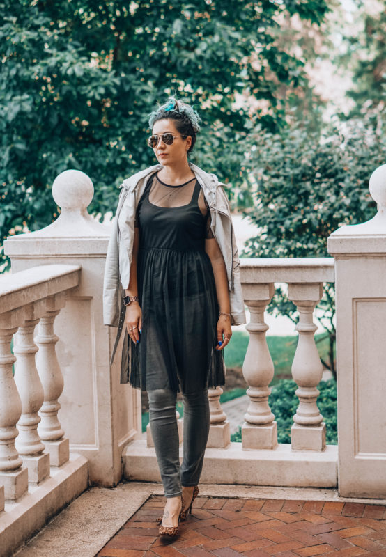 mesh dress over jeans Weekend Wear - Sheer Dress